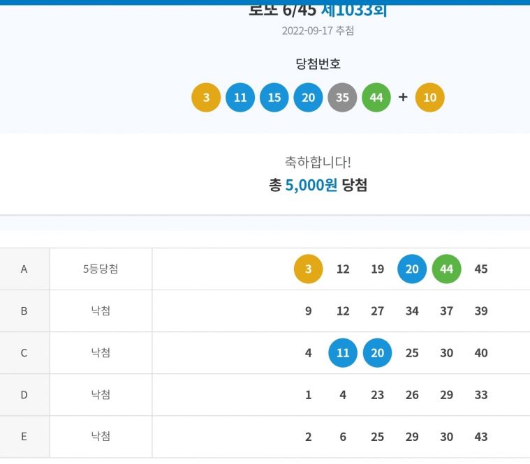 로또 1033회 당첨.jpg