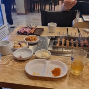 양꼬치에 맥주
