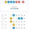 이번주는 5등 2개 당첨이요