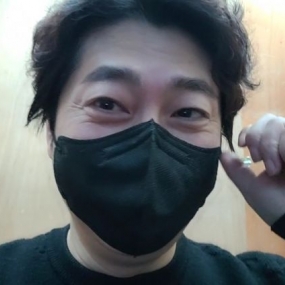 어제 오빠 아프방송때 더듬이머리~^^