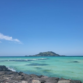 제주도 푸른바다
