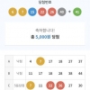 1094회  본인 조합 5등1개 당첨