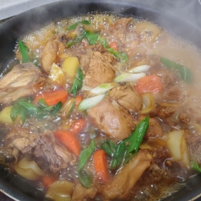저녁 안동찜닭 만들었어요 ㅎㅎ