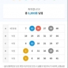 5등 2개 당첨