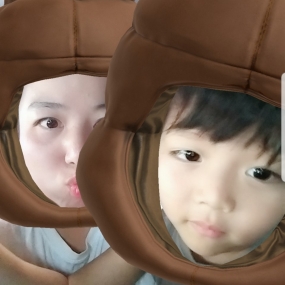 아들과 같이 ㅋ