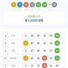 5등 2개 당첨