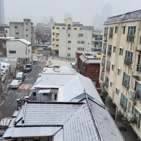 눈이 많이 오네요~^^