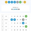 열혈조합 5등 4개 당첨