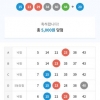 5등 3개당첨