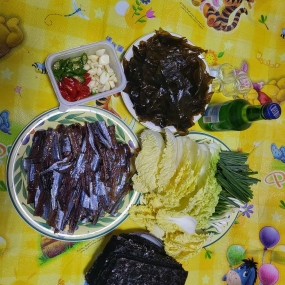 큰아들 과 과메기 먹기~^^